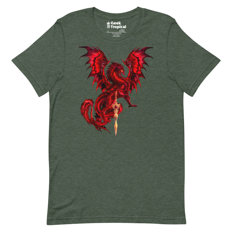 Dragonblade BLOODBLADE T-Shirt Geek Nerd Advertise to Meta Design by Ruth Thompson Fantasy Prints
