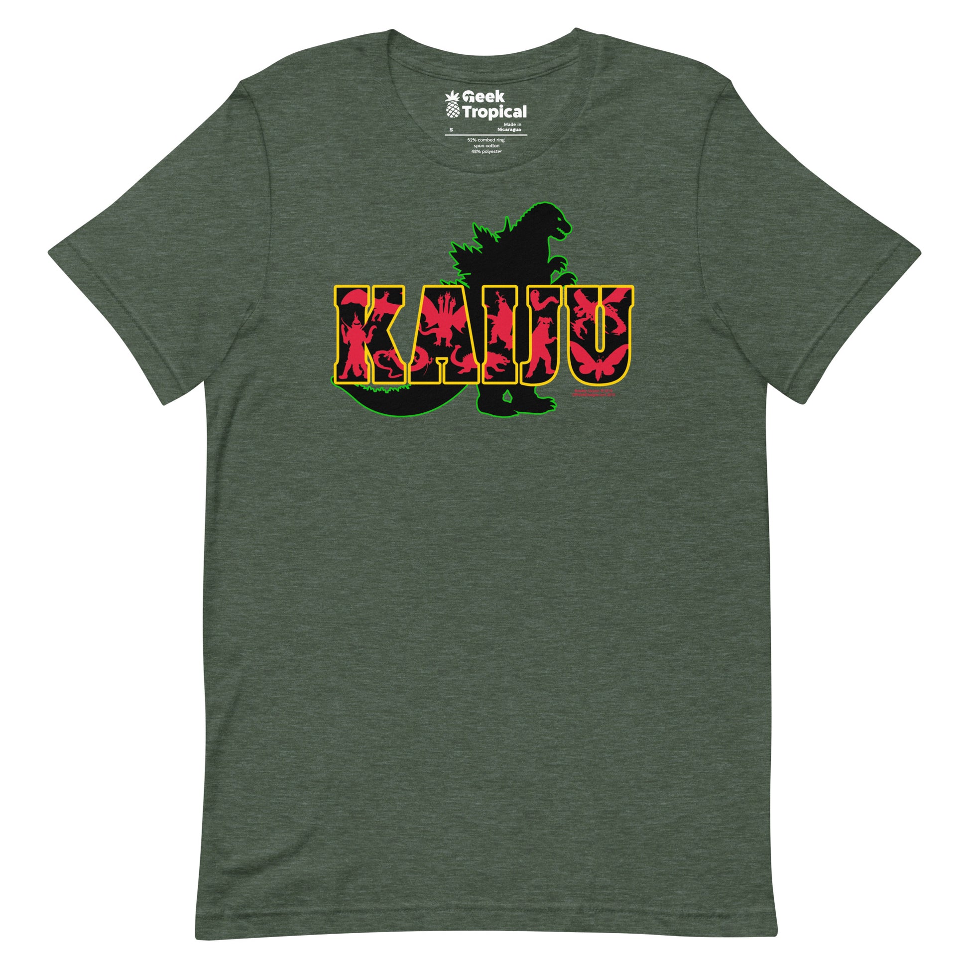 Kaiju BC t-shirt Geek Nerd Advertise to Meta Anime dinosaur print