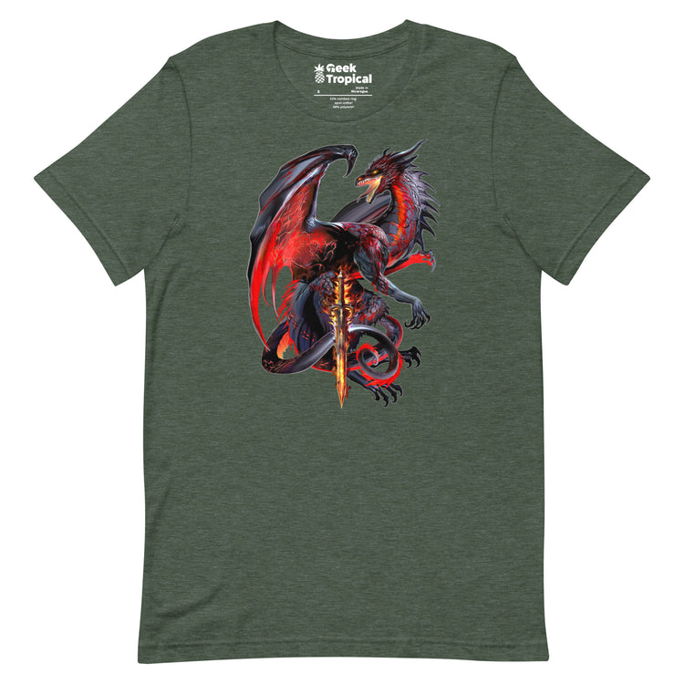 Dragonblade WIDOWBLADE T-Shirt Geek Nerd Advertise to Meta Design by Ruth Thompson dnd & rpg print