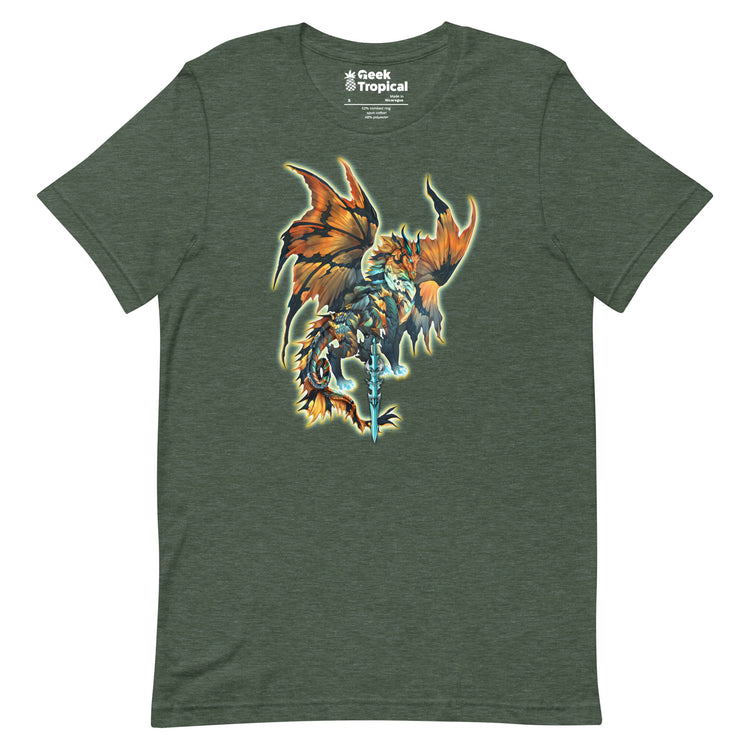 Dragonblade THUNDERBLADE OG T-Shirt Geek Nerd Advertise to Meta Design by Ruth Thompson Fantasy Prints