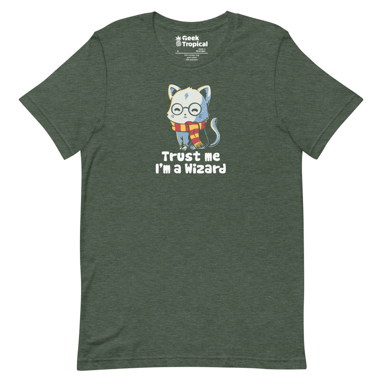Trust me I'm A Wizard T-Shirt Geek Nerd Advertise to Meta Design by Tobe Fonseca dnd & rpg print