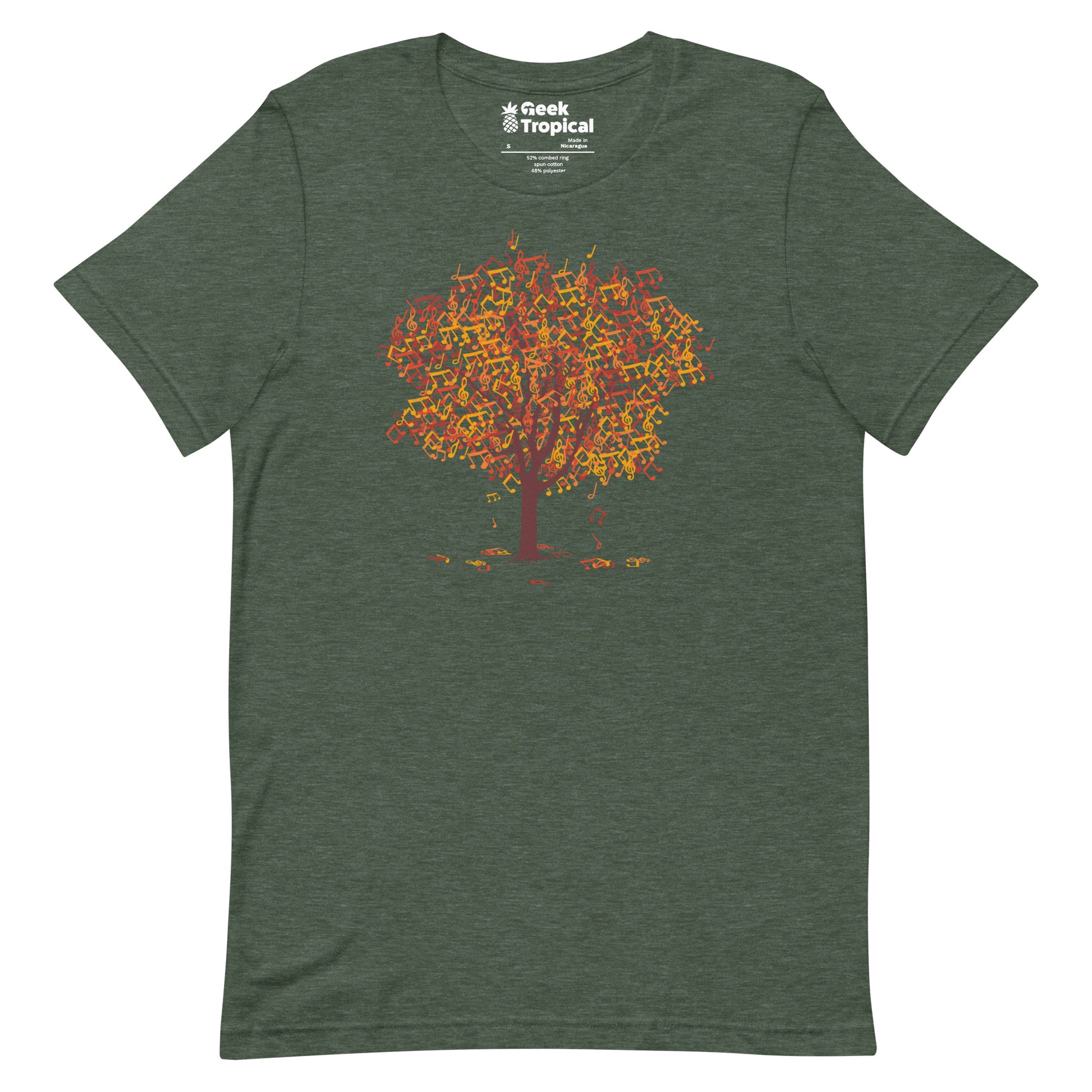Musical Notes Tree T-Shirt 13