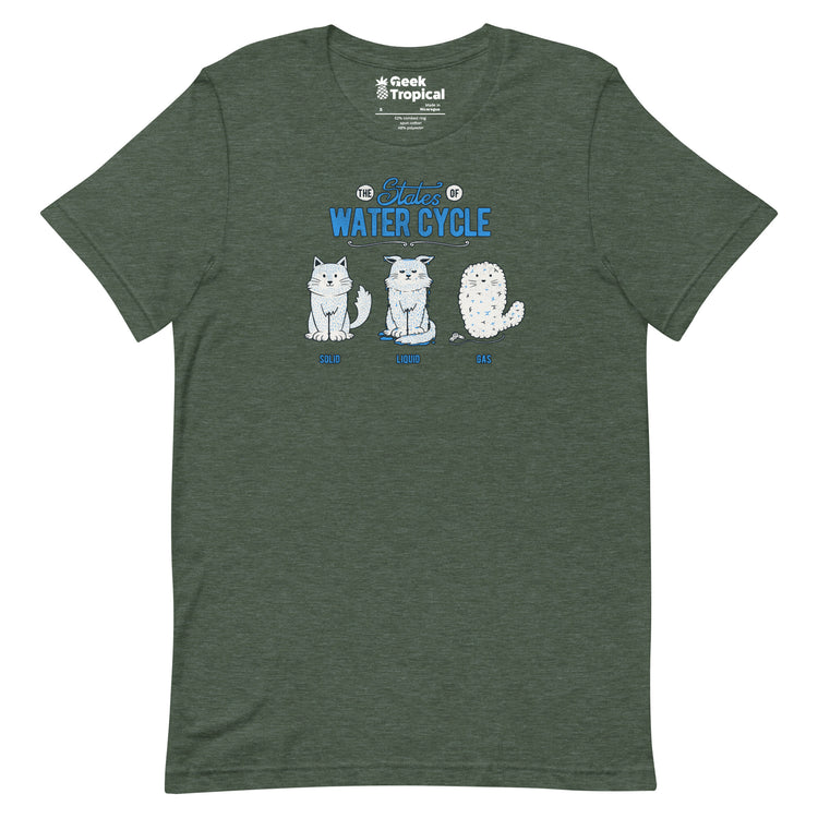 The States of the Water Cycle T-Shirt Geek Nerd Advertise to Meta Animal Patterns Design by Tobe Fonseca