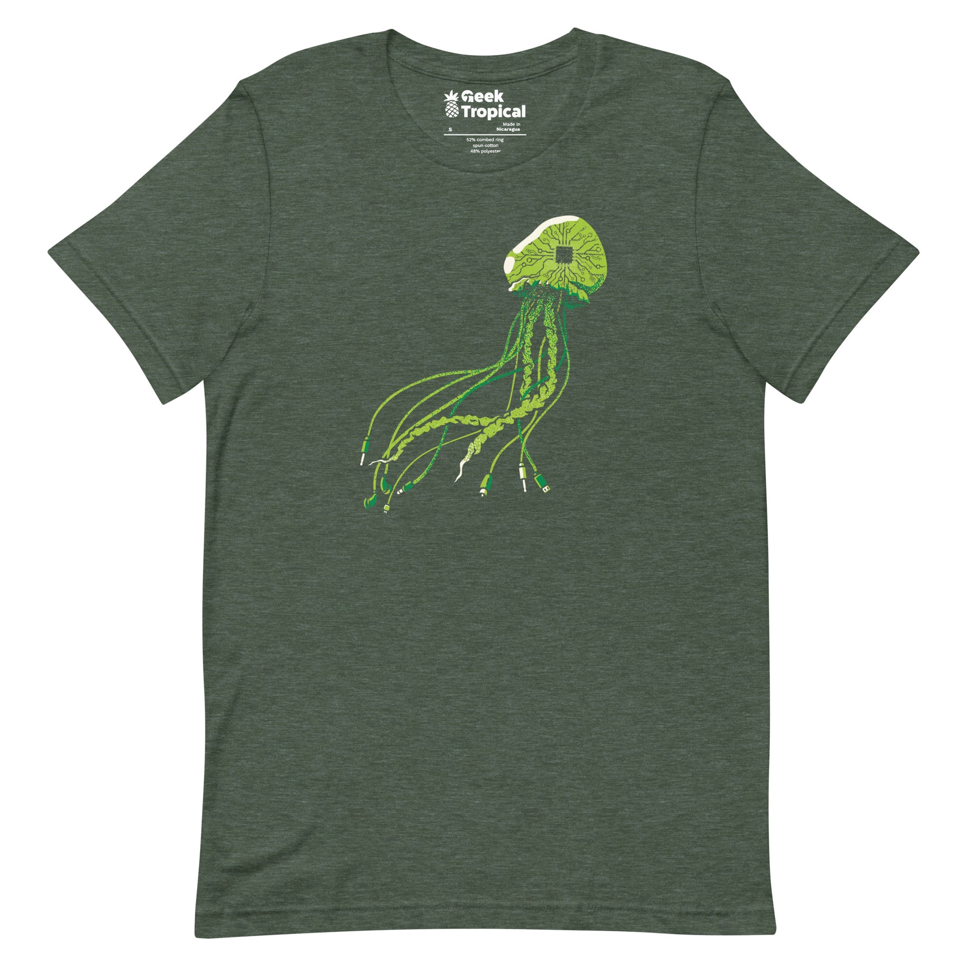 Jellyfish Computer Chip T-Shirt 12