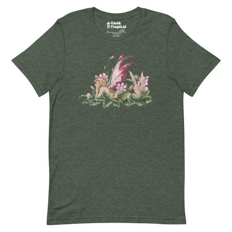 Amy Brown Primrose T-Shirt Geek Nerd Advertise to Meta Botany Print Design by Amy Brown