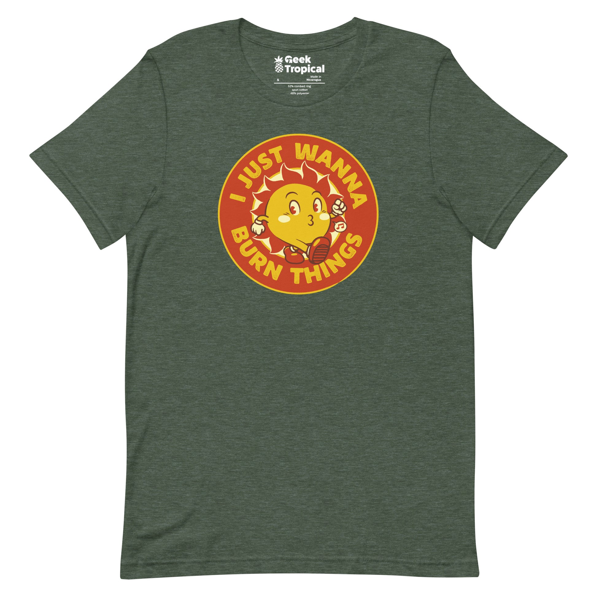 I Just Wanna Burn Things Sun T-Shirt 12