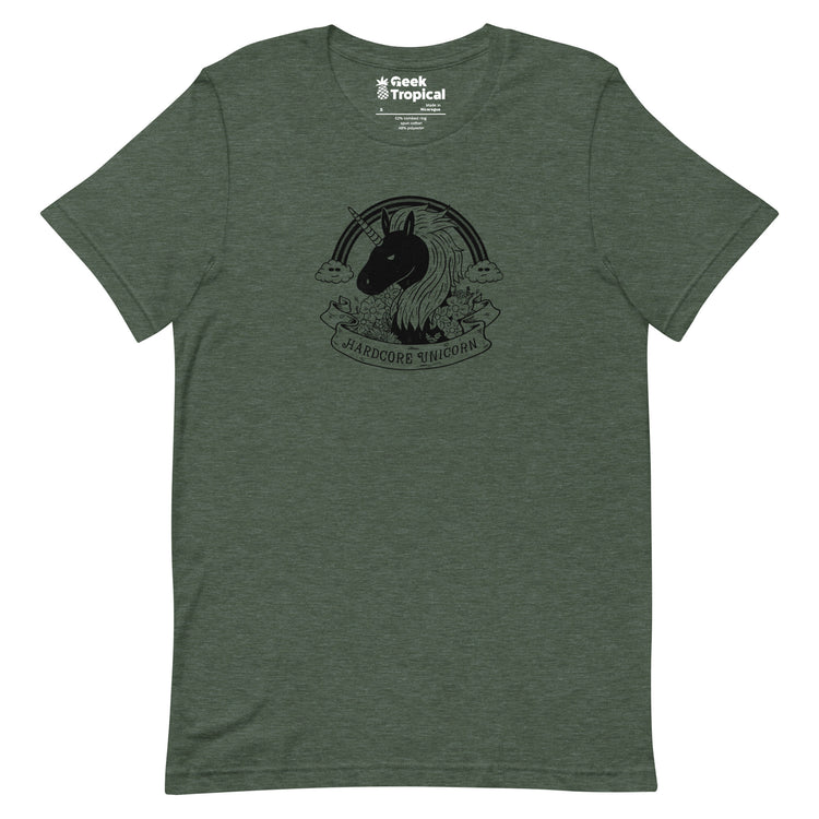 Hardcore Unicorn T-Shirt Geek Nerd Advertise to Meta Animal Patterns Design by Tobe Fonseca