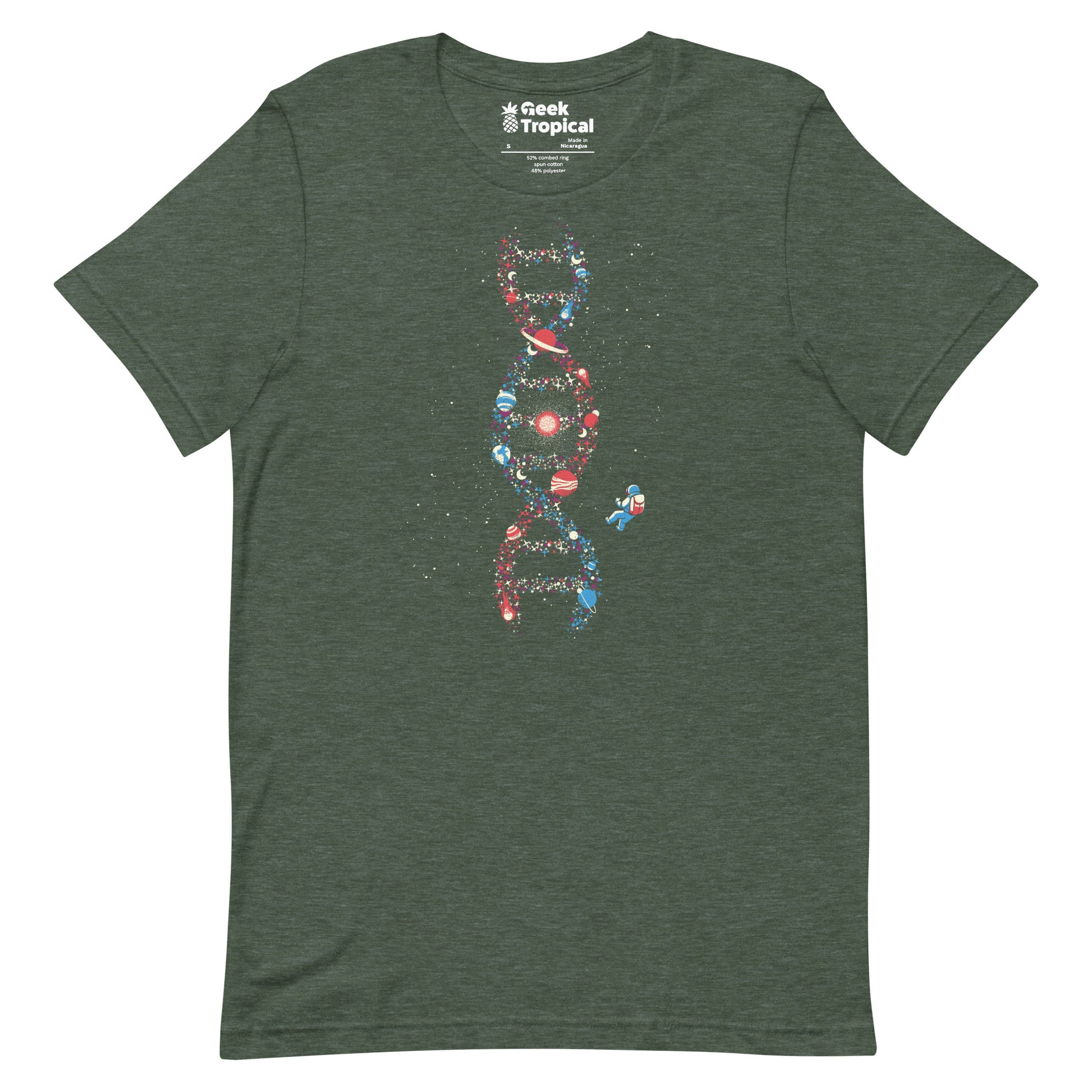 DNA Astronaut Galaxy We Are Stardust T-Shirt Geek Nerd Advertise to Meta Design by Tobe Fonseca FLOW DESC WRITING