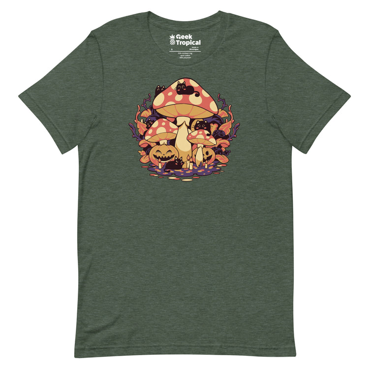 Cogumiaus Halloween Cats T-Shirt Geek Nerd Advertise to Meta Animal Patterns Design by Tobe Fonseca