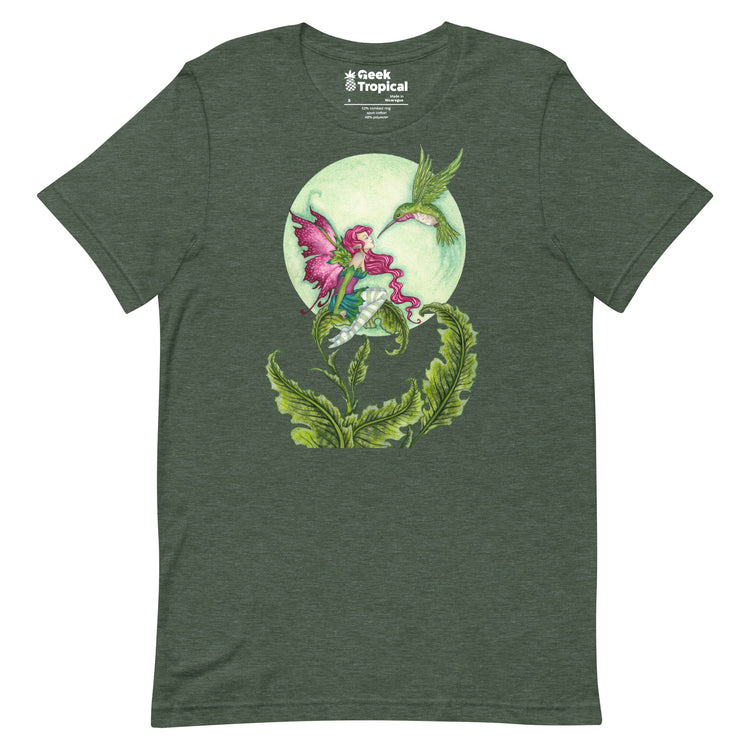 Amy Brown Flirting T-Shirt Geek Nerd Advertise to Meta Animal Patterns Design by Amy Brown