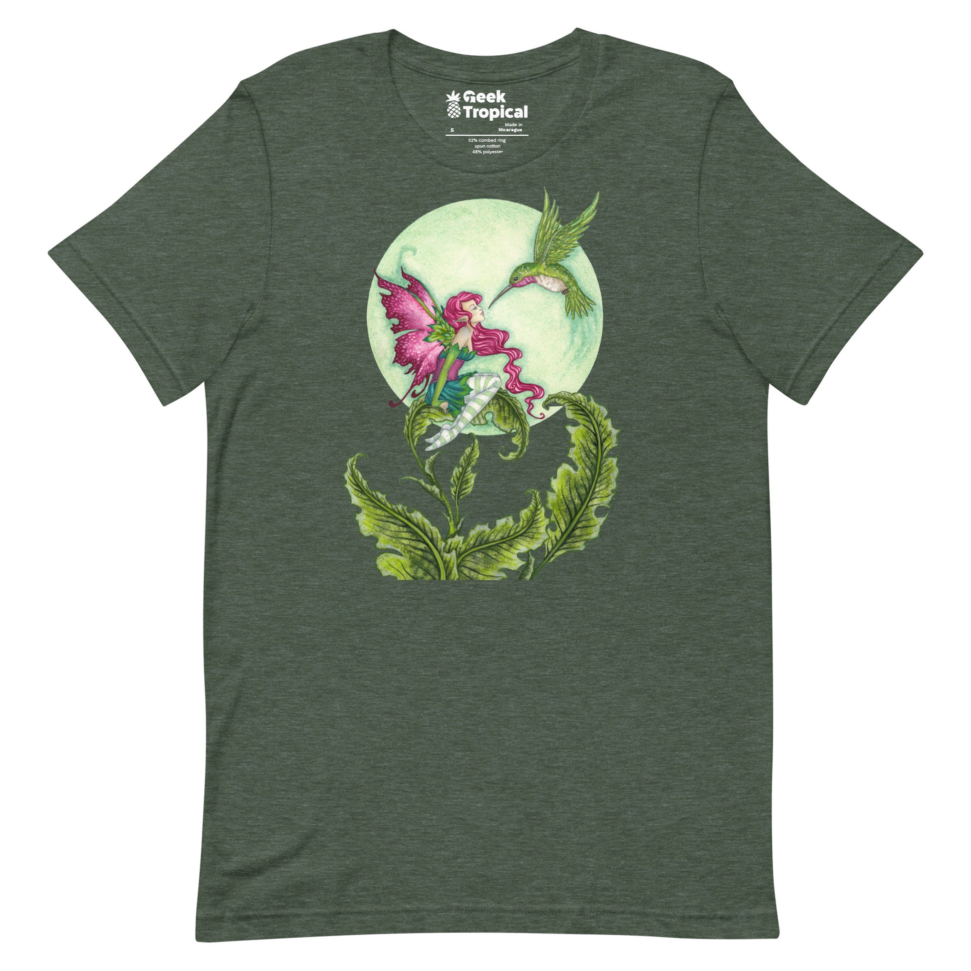 Amy Brown Flirting T-Shirt Geek Nerd Advertise to Meta Animal Patterns Design by Amy Brown