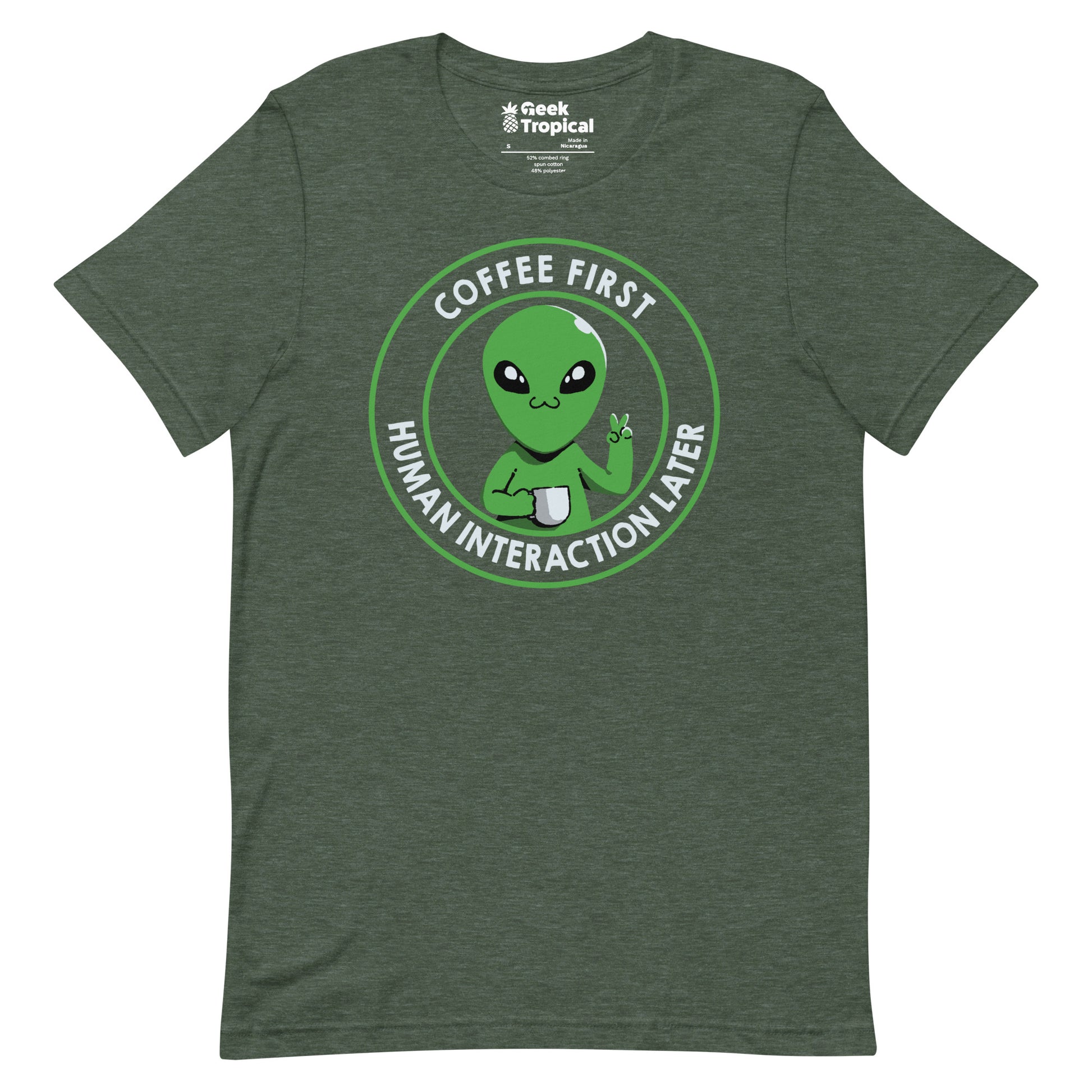 Coffee First Human Interaction Later T-Shirt 11