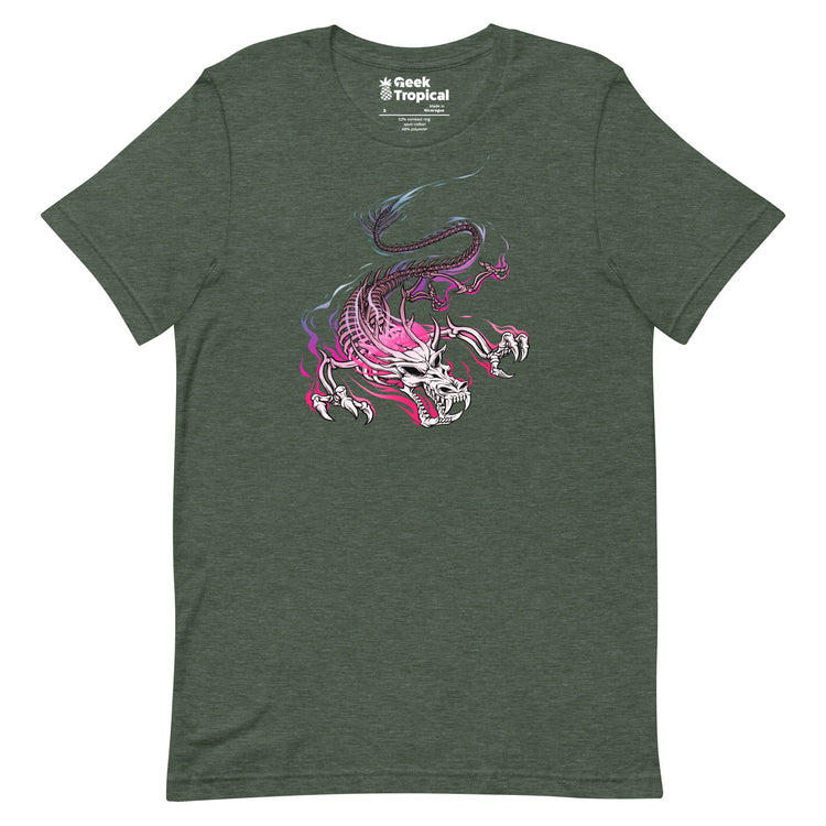 Chinese Skull Dragon T-Shirt Geek Nerd Advertise to Meta Design by Tobe Fonseca Fantasy Prints