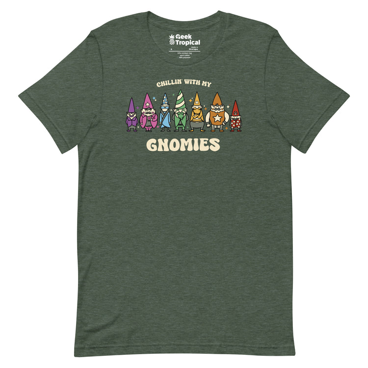 Chillin With My Gnomies T-Shirt Geek Nerd Advertise to Meta Christmas Print Design by Tobe Fonseca