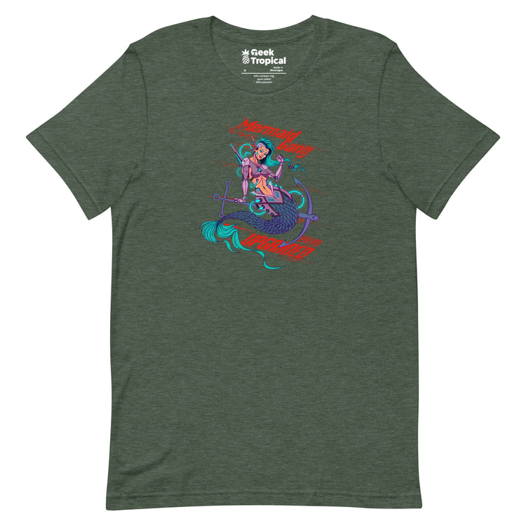 Cyberpunk Mermaid T-Shirt Geek Nerd Advertise to Meta computer print Design by Tobe Fonseca
