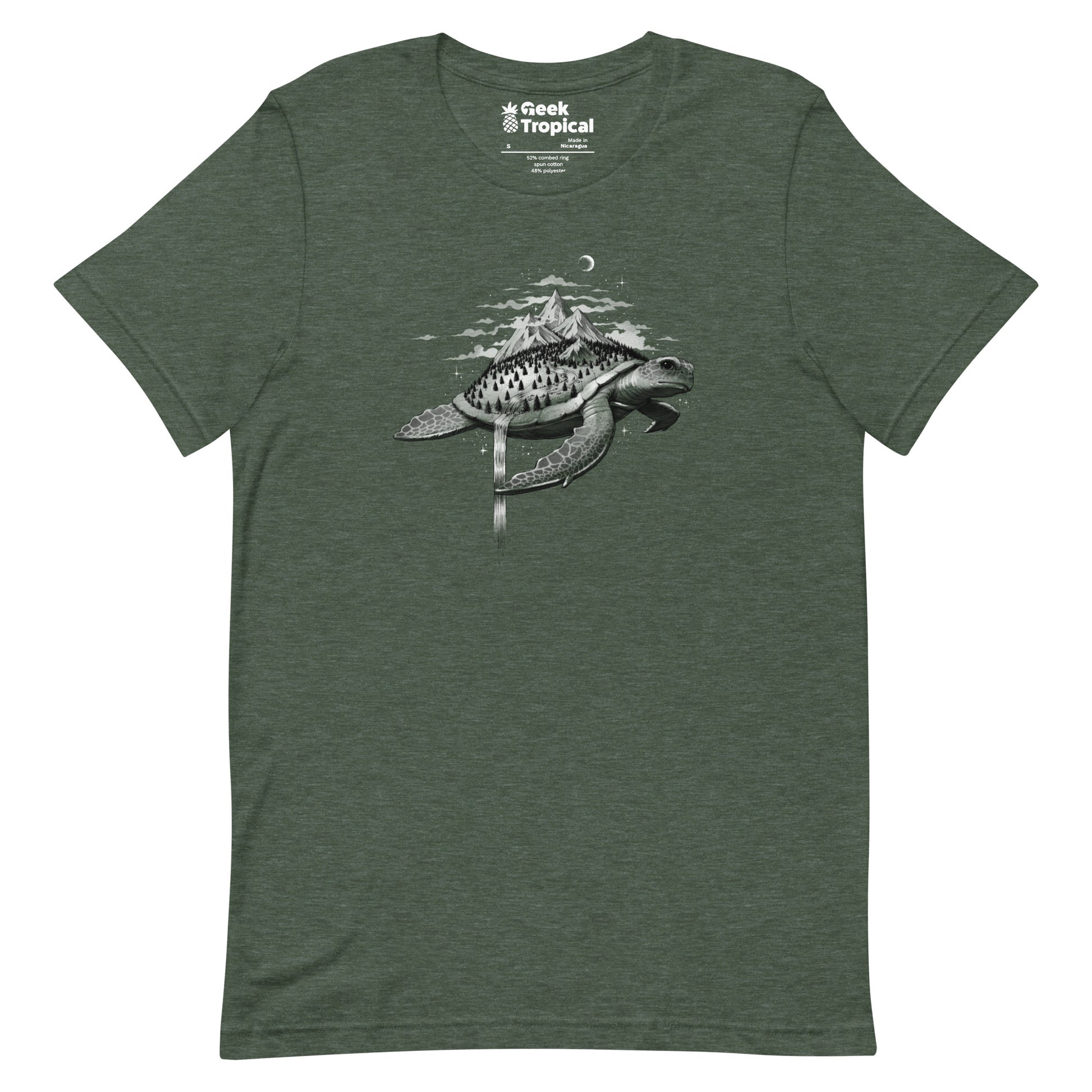Adventure Turtle T-Shirt Geek Nerd Advertise to Meta Animal Patterns Design by Tobe Fonseca