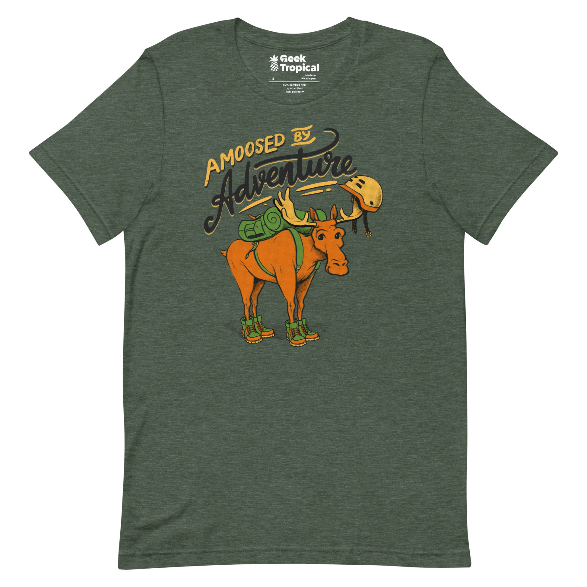 Amoosed by Adventure T-Shirt Geek Nerd Advertise to Meta Animal Patterns Design by Tobe Fonseca