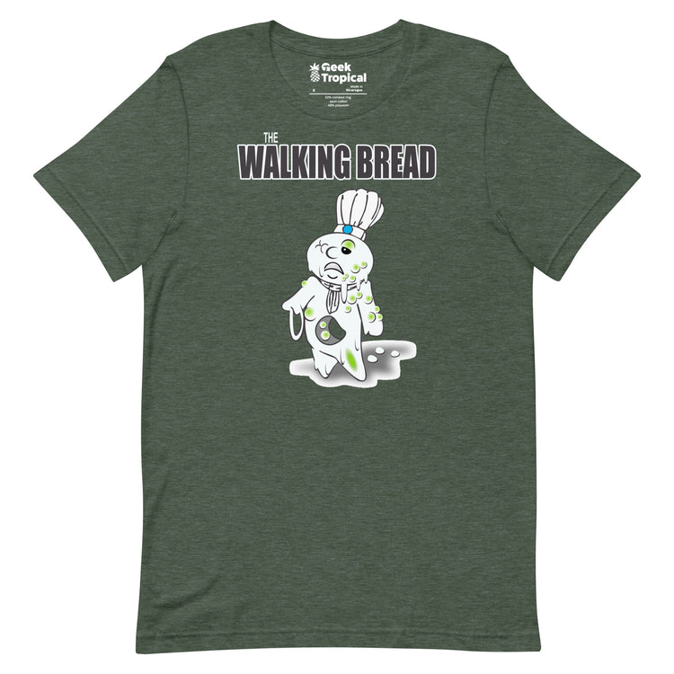 The Walking Bread T-Shirt Geek Nerd Advertise to Meta Fantasy Prints FLOW DESC WRITING