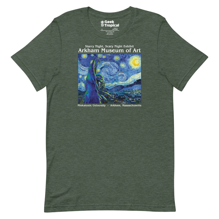 Starry Night Cthulhu T-Shirt Geek Nerd Advertise to Meta dnd & rpg print Fantasy Prints