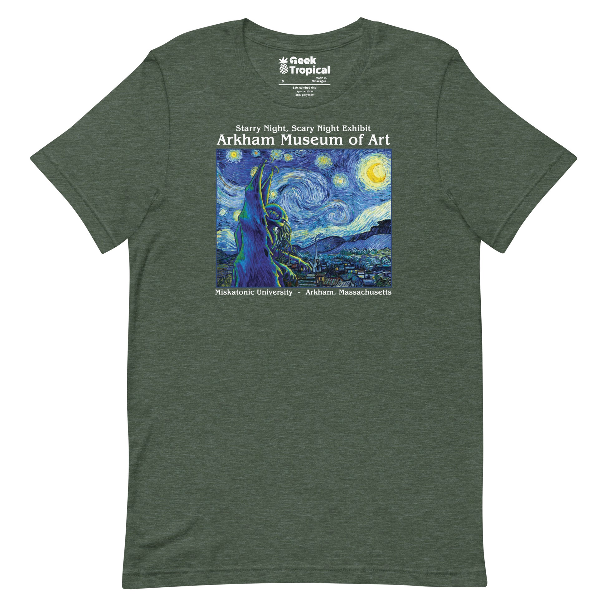 Starry Night Cthulhu T-Shirt 14
