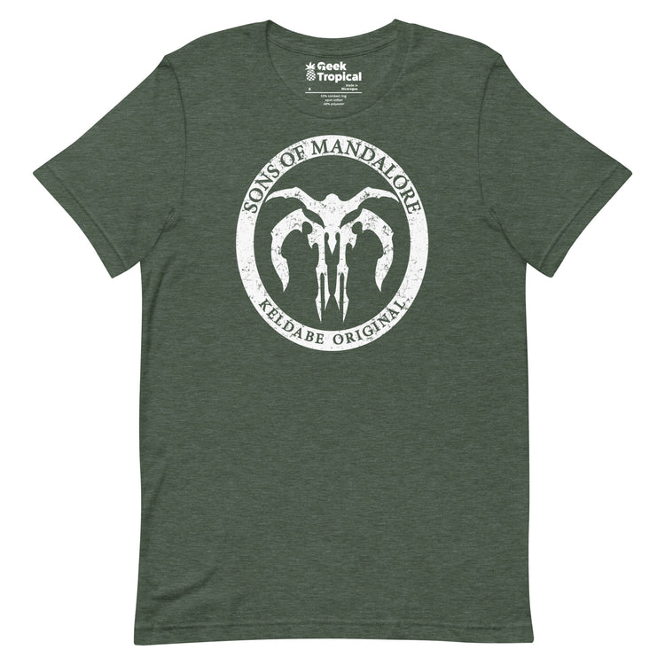 Sons of Mandalore T-Shirt Geek Nerd Advertise to Meta Fantasy Prints FLOW DESC WRITING
