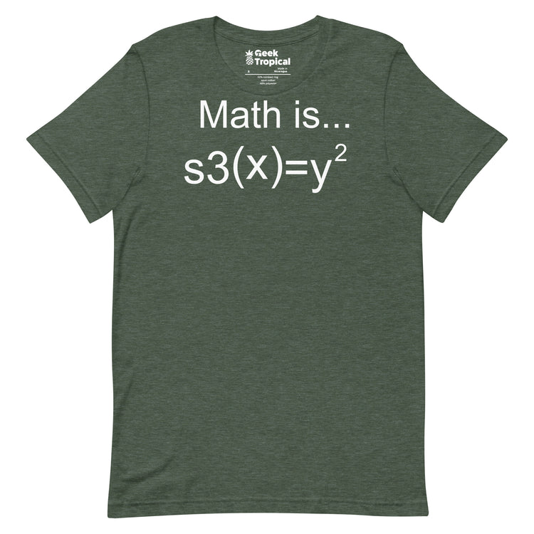 Math is Sexy T-Shirt Geek Nerd Advertise to Meta FLOW DESC WRITING Funny Prints