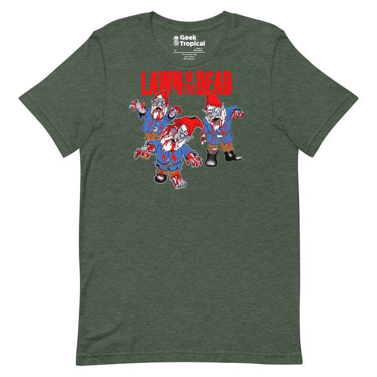 Lawn of the Dead T-Shirt Geek Nerd Advertise to Meta Fantasy Prints FLOW DESC WRITING