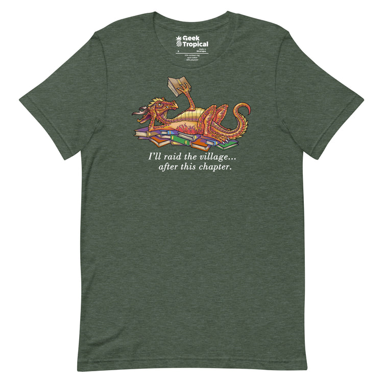 Another Chapter Dragon T-Shirt Geek Nerd Advertise to Meta Book Prints Fantasy Prints