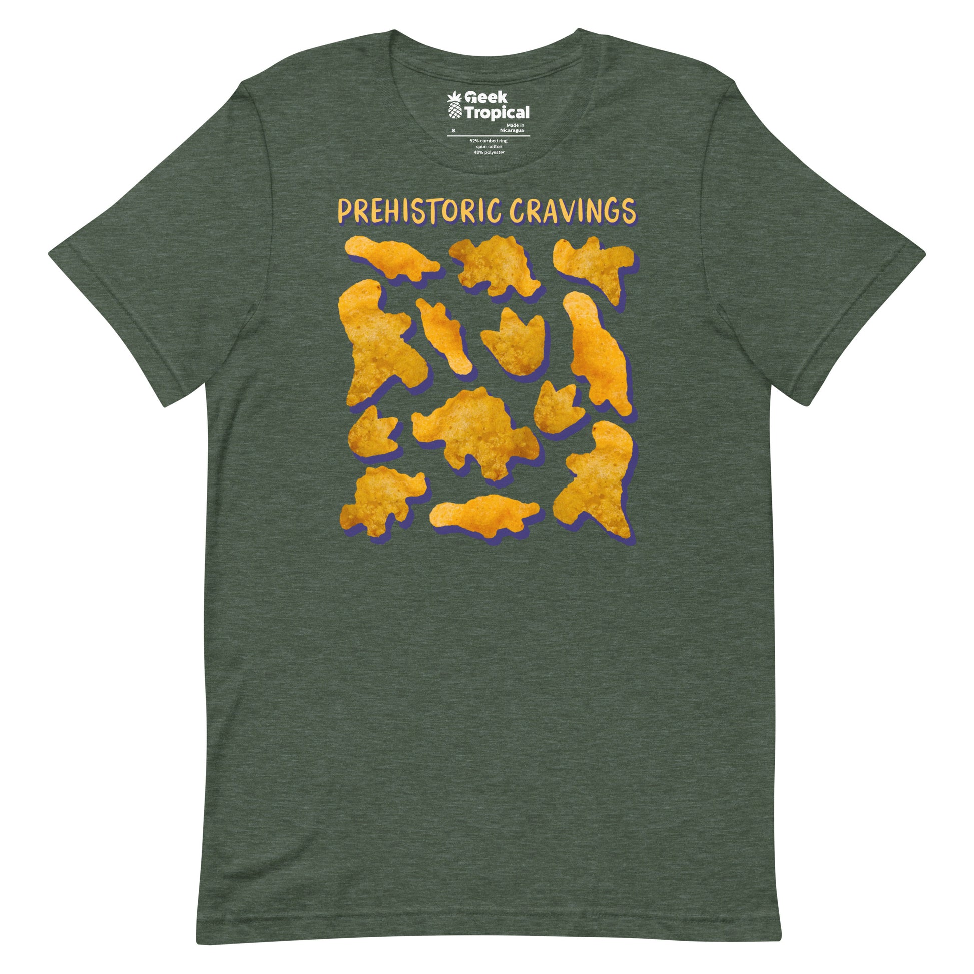 Prehistoric Cravings Dinosaur Chicken Nuggets T-Shirt 11