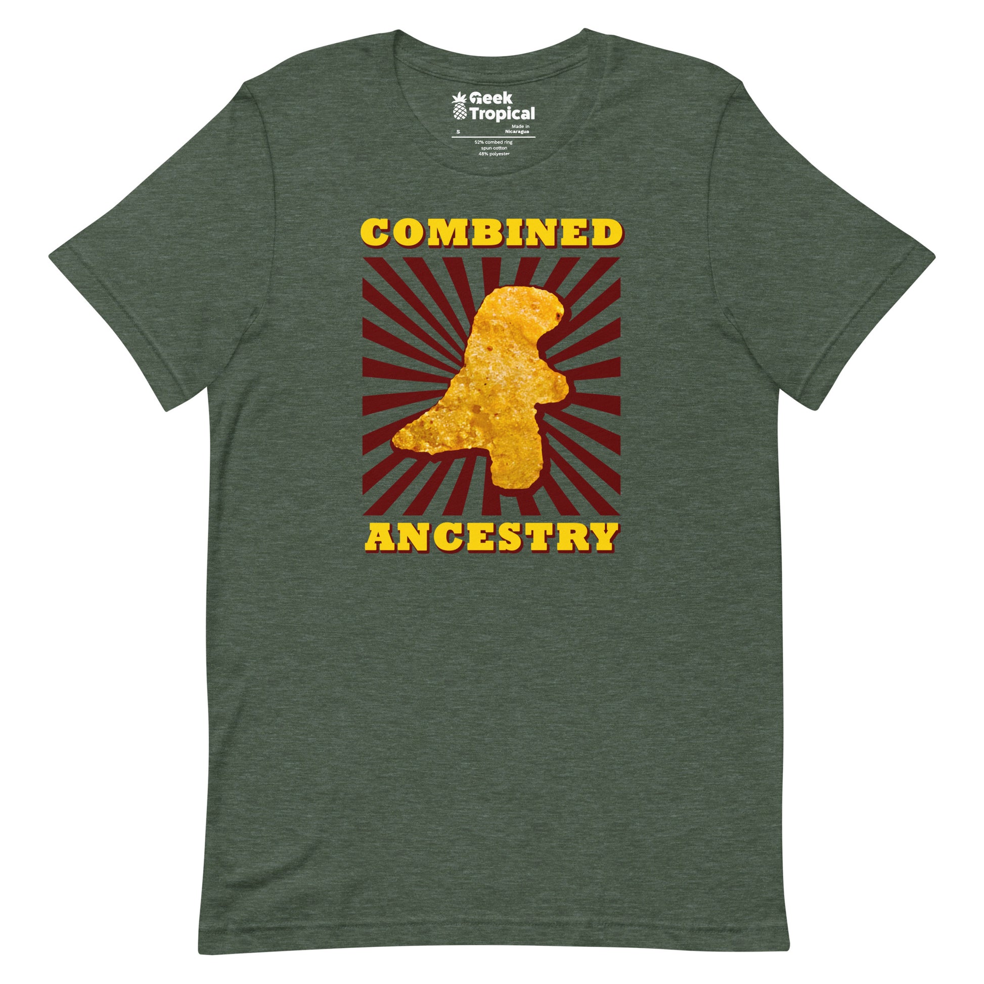 Combined Ancestry Dinosaur Chicken Nugget T-Shirt 11