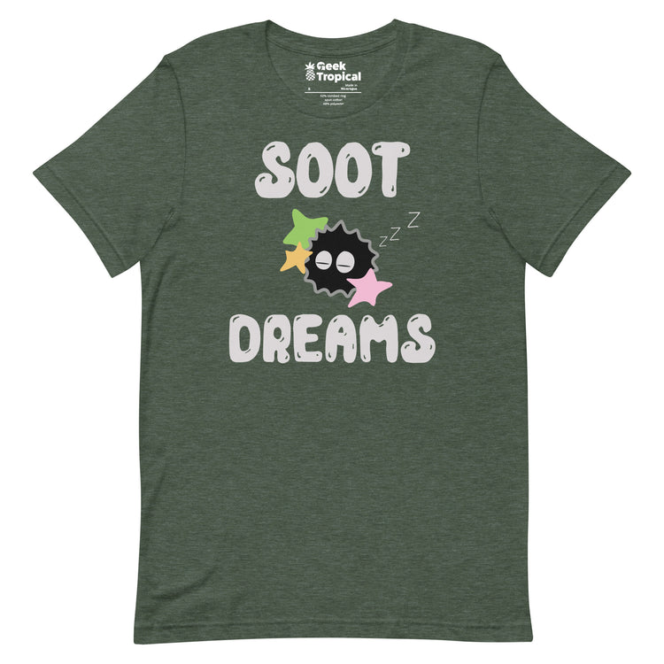 Sootdreams Sootsprite Anime T-Shirt Geek Nerd Advertise to Meta Anime Design by Heather Davenport