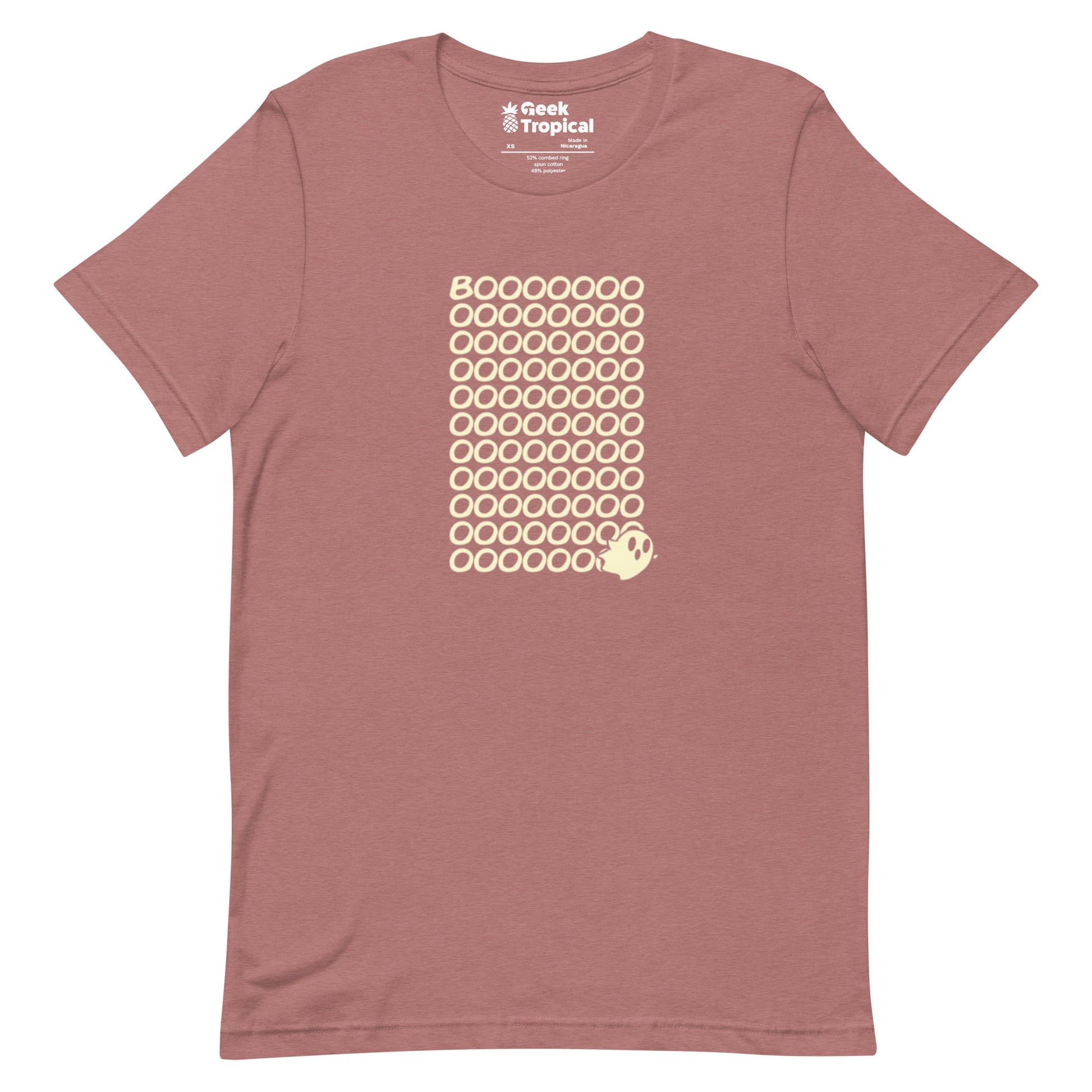 Boo Ghost T-Shirt Geek Nerd Design by Tobe Fonseca Fantasy Prints FLOW DESC WRITING