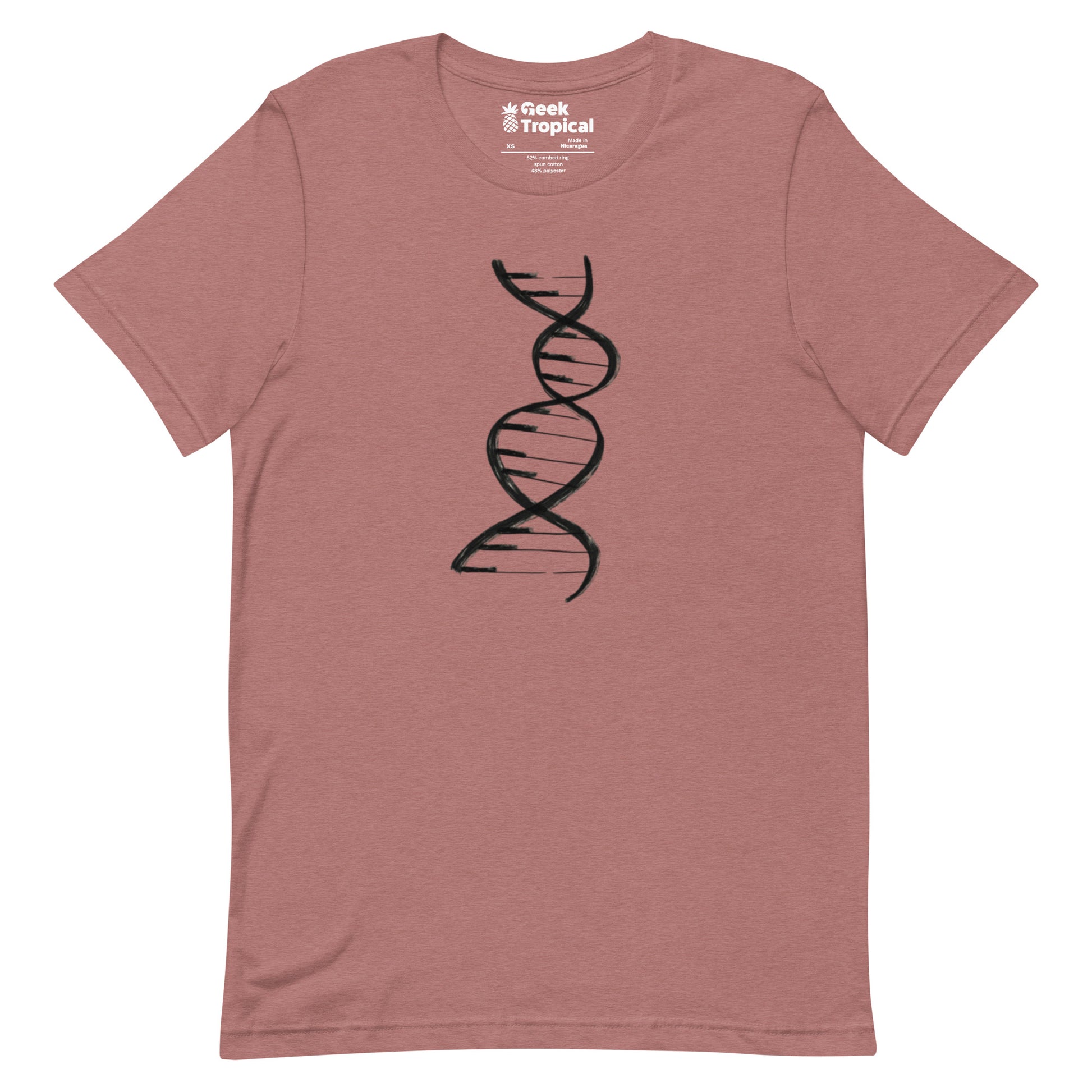 DNA Piano Music T-Shirt Geek Nerd Design by Tobe Fonseca FLOW DESC WRITING music print