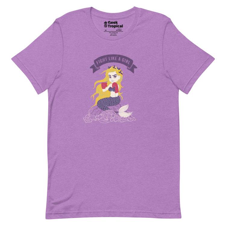 Fight Like A Girl T-Shirt Geek Nerd