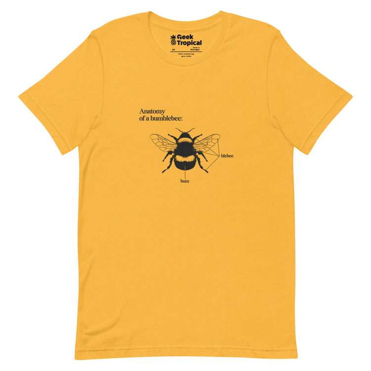 Bumblebee Anatomy T-Shirt Geek Nerd Animal Patterns Design by Tobe Fonseca FLOW DESC WRITING