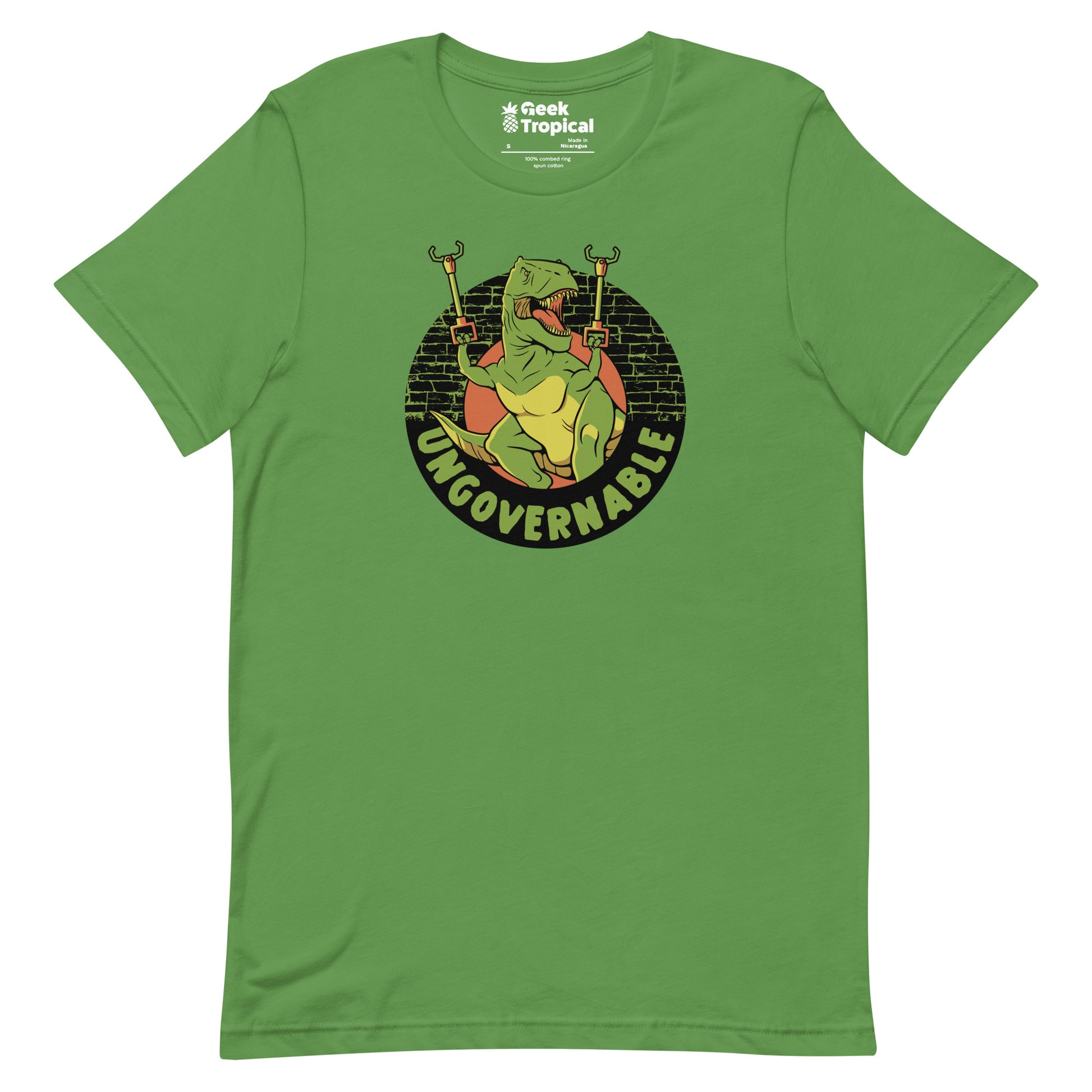 Become Ungovernable Funny Dinosaur T-Shirt Geek Nerd Advertise to Meta Animal Patterns Design by Tobe Fonseca