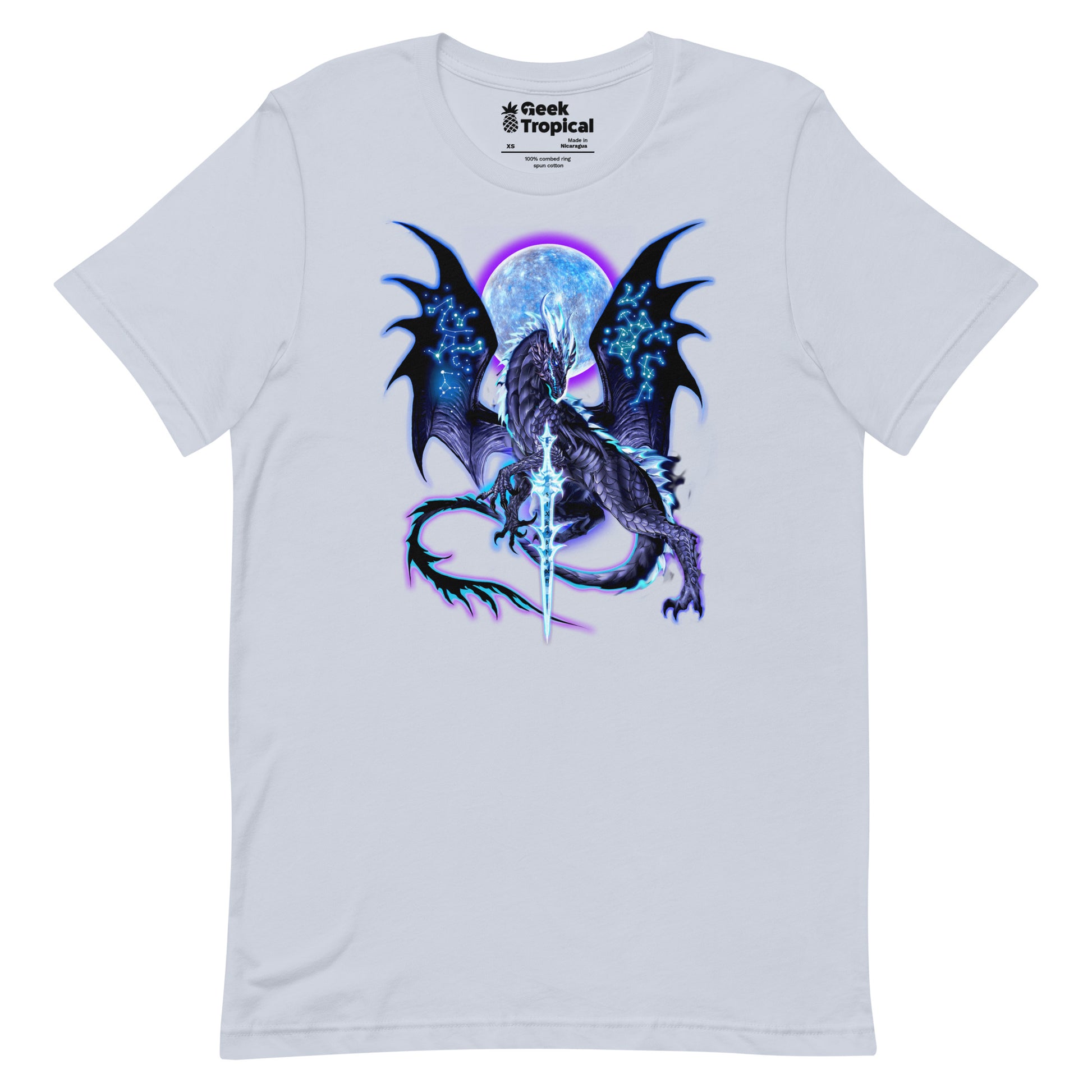 Dragonblade NIGHTBLADE T-Shirt Geek Nerd Advertise to Meta Design by Ruth Thompson dnd & rpg print