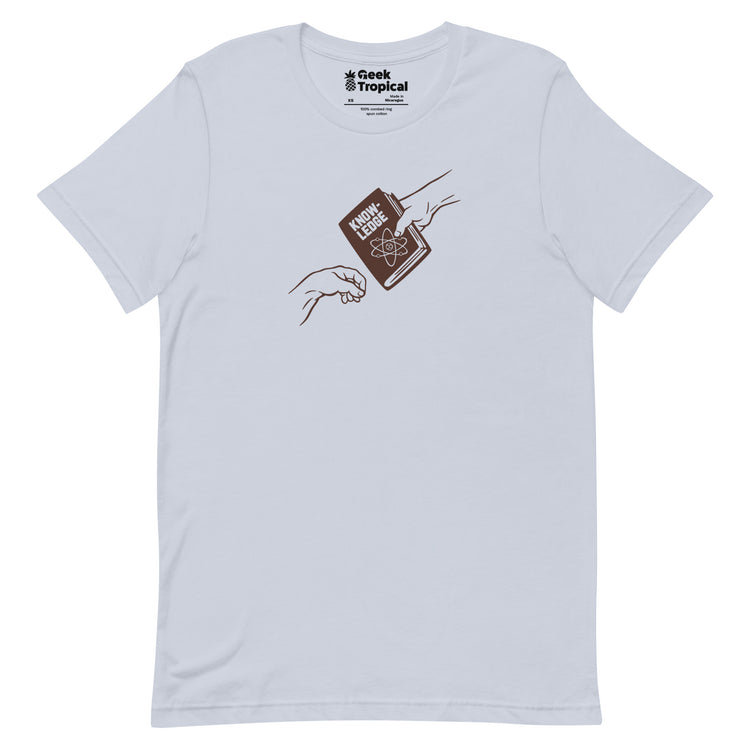 The Book's Creation T-Shirt Geek Nerd Advertise to Meta Book Prints Design by Tobe Fonseca