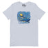 Starry Sky Sea Manta Ray T-Shirt Geek Nerd Advertise to Meta Animal Patterns Design by Tobe Fonseca