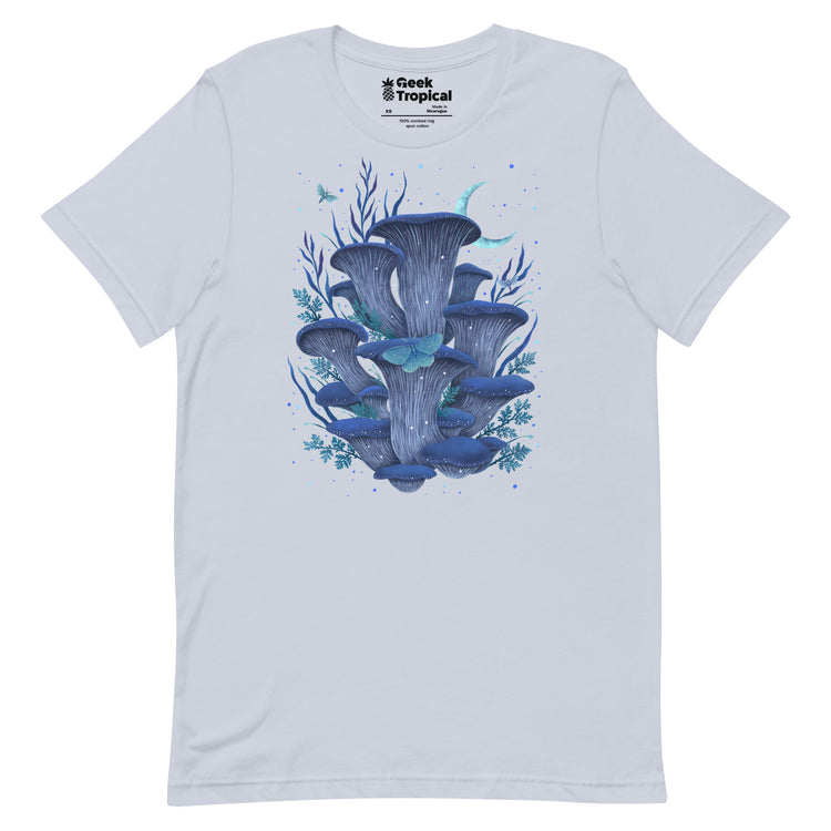 Blue Oyster T-Shirt Geek Nerd Advertise to Meta Design by Episodic Drawing FLOW DESC WRITING