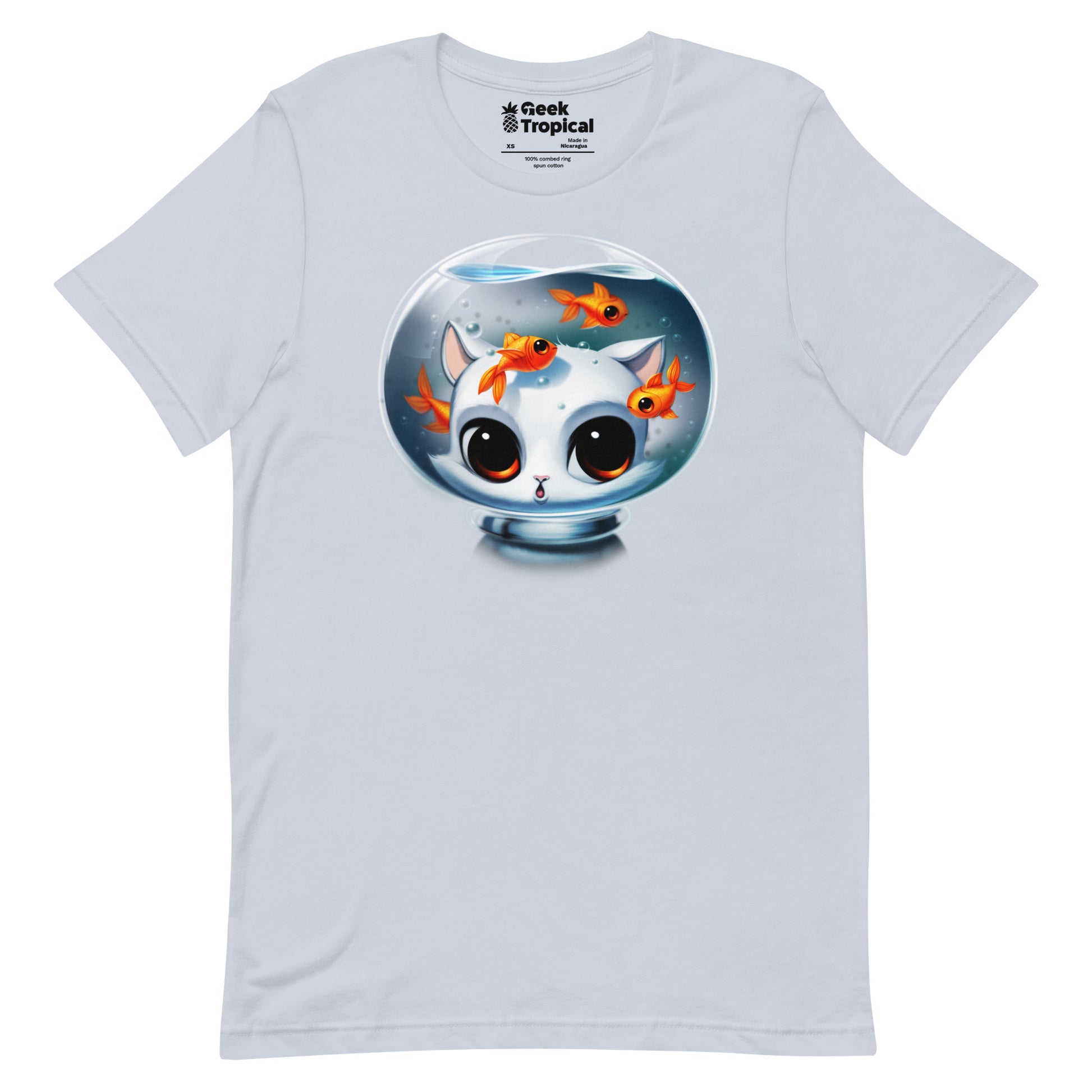 Castronaut Cat T-Shirt Geek Nerd Advertise to Meta Animal Patterns Design by Tobe Fonseca