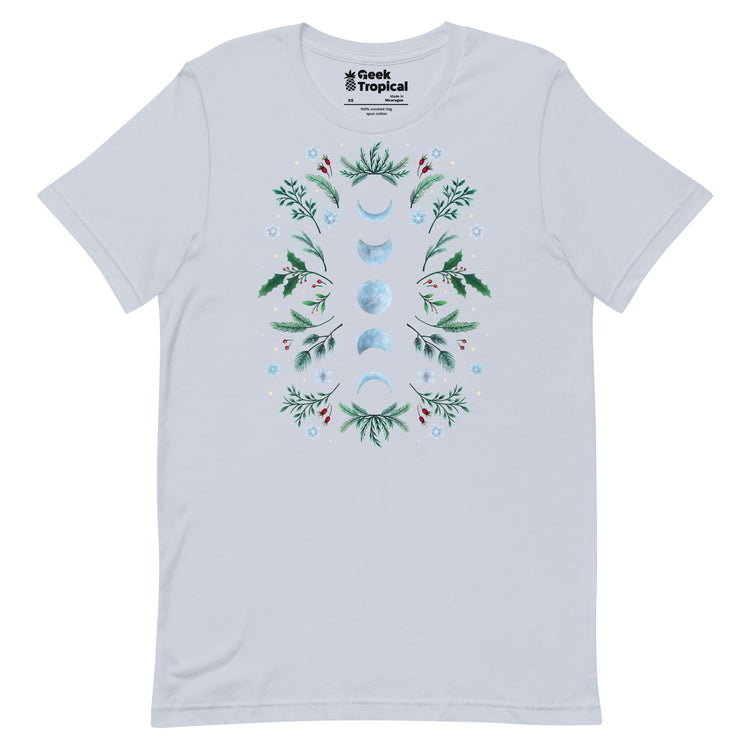 Moonlight Garden Festive T-Shirt Geek Nerd Advertise to Meta Botany Print Design by Episodic Drawing
