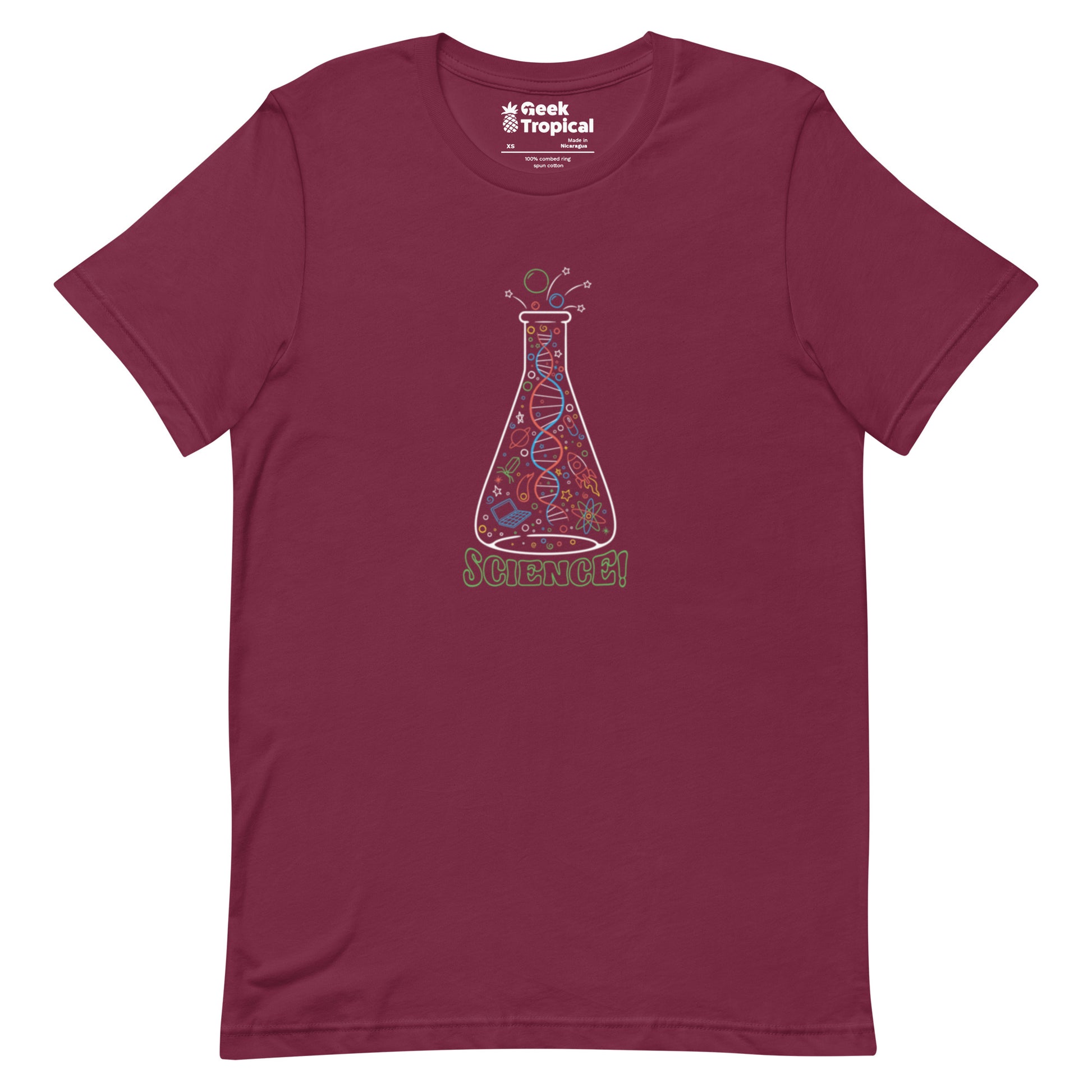 Always Science T-Shirt Geek Nerd Design by Tobe Fonseca FLOW DESC WRITING science print