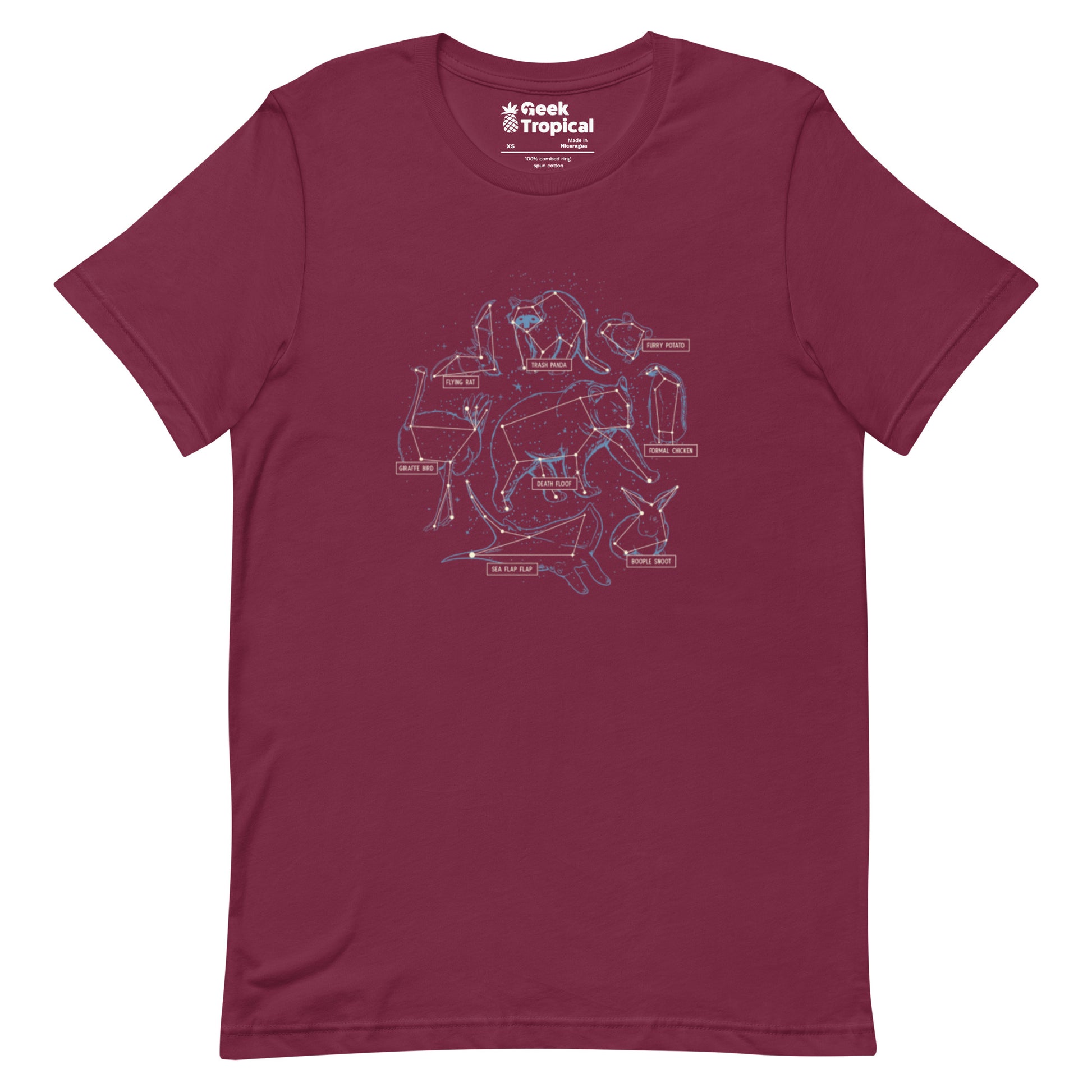 Silly Animals Constellations T-Shirt Geek Nerd Animal Patterns Design by Tobe Fonseca FLOW DESC WRITING