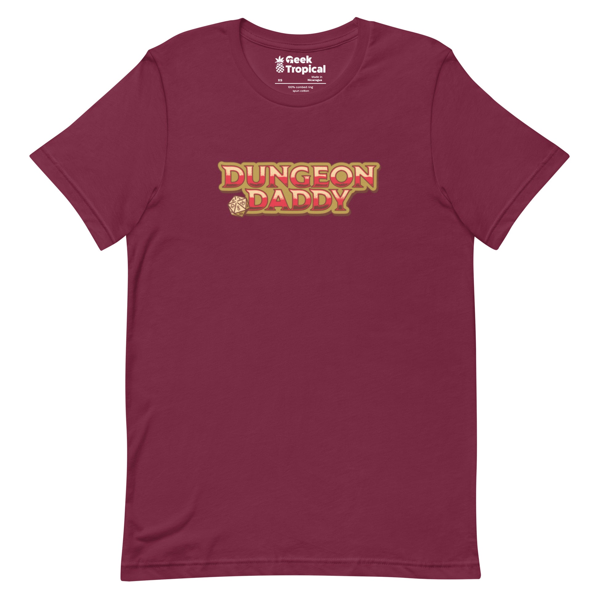 DND Dungeon Daddy T-Shirt Geek Nerd Design by Tobe Fonseca dnd & rpg print Fantasy Prints