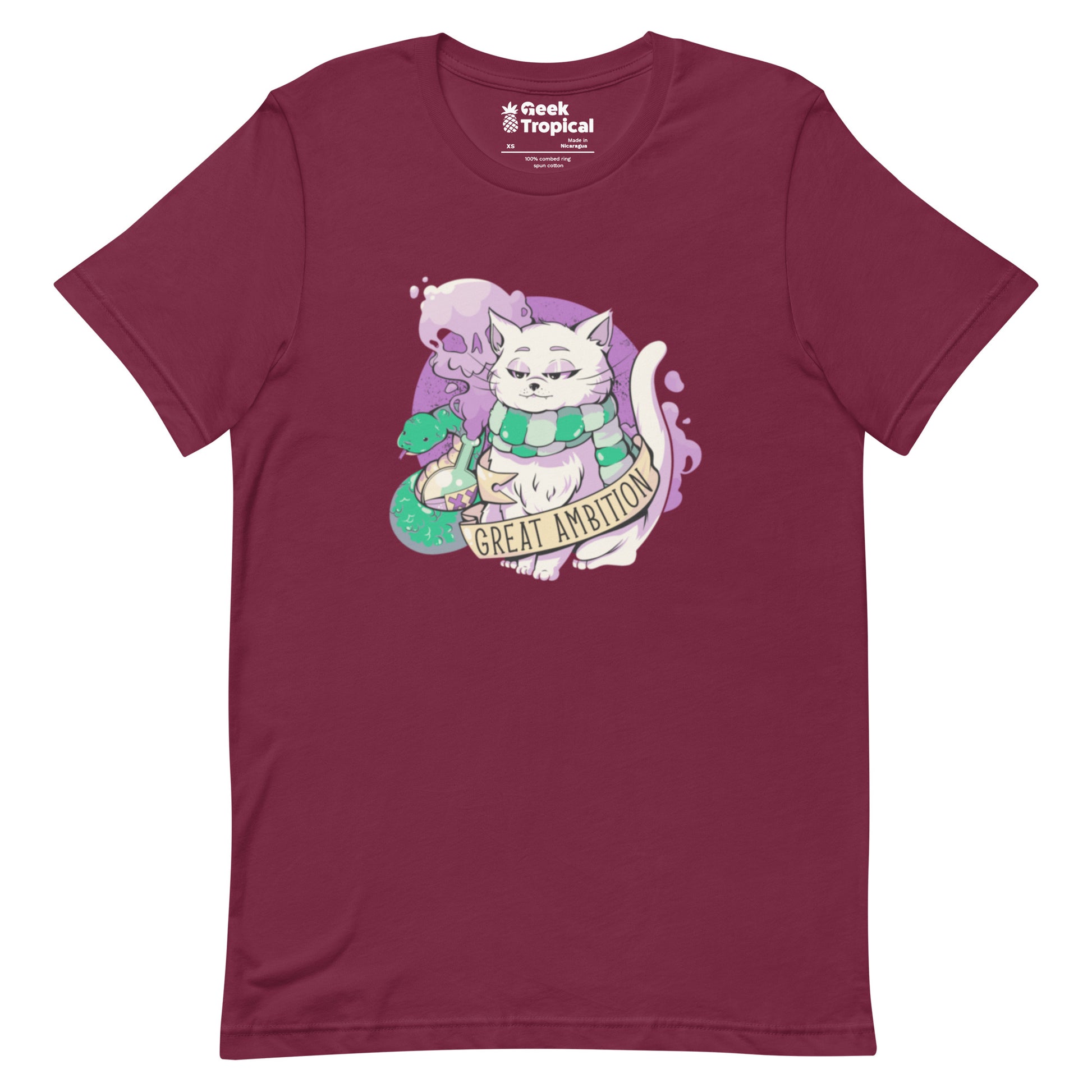 Great Ambition Snake T-Shirt Geek Nerd