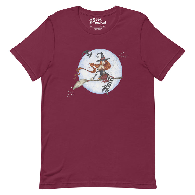 Amy Brown Moonlight Ride T-Shirt Geek Nerd Advertise to Meta Design by Amy Brown Fantasy Prints
