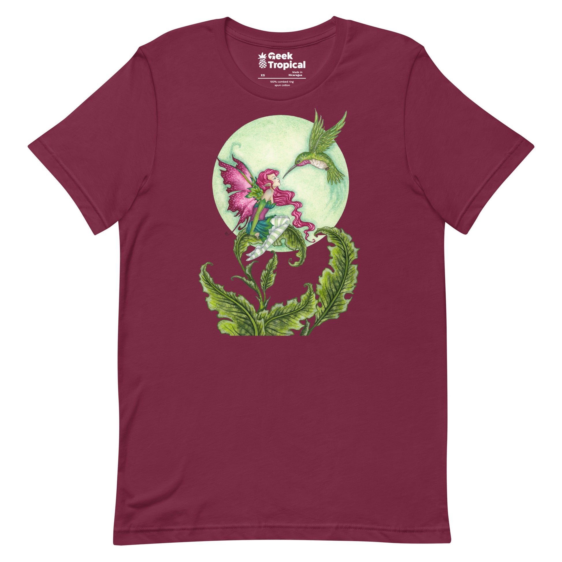 Amy Brown Flirting T-Shirt Geek Nerd Advertise to Meta Animal Patterns Design by Amy Brown