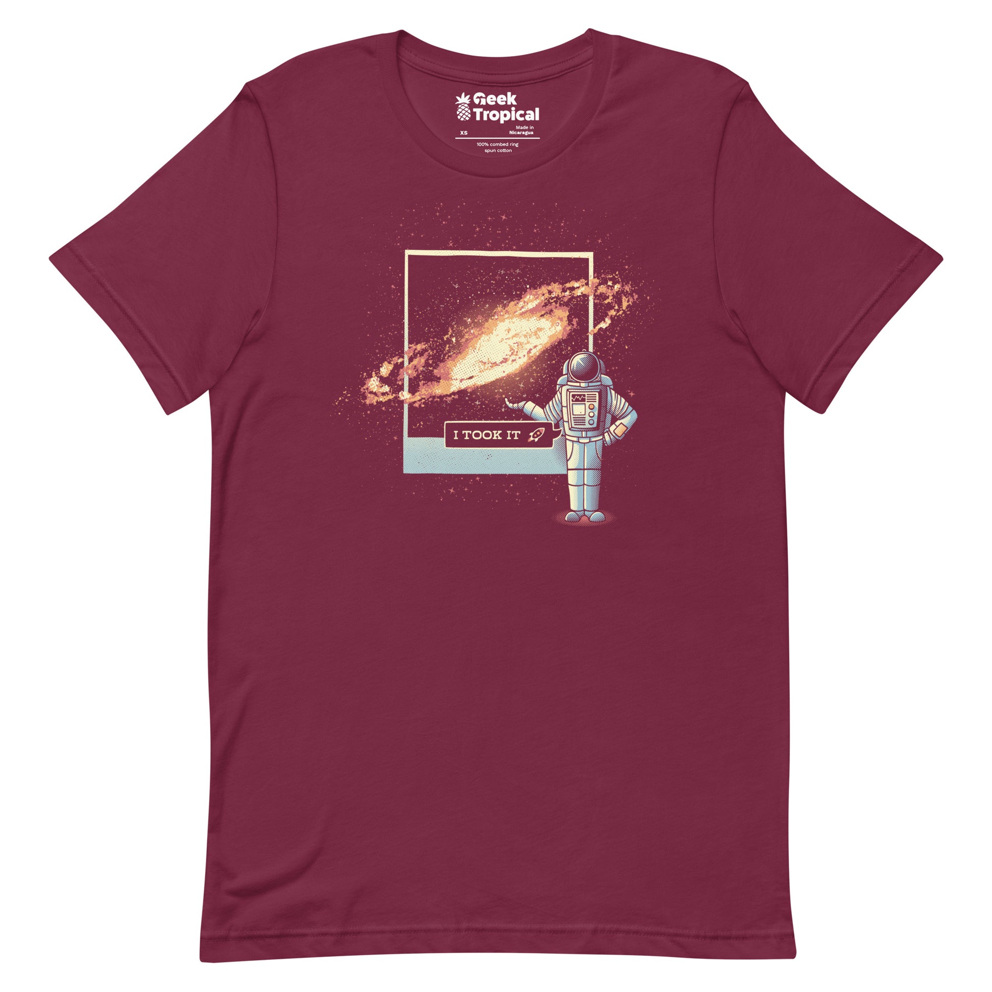 Astronaut Astro Photography of The Universe T-Shirt Geek Nerd Advertise to Meta Design by Tobe Fonseca outer space & astronaut print