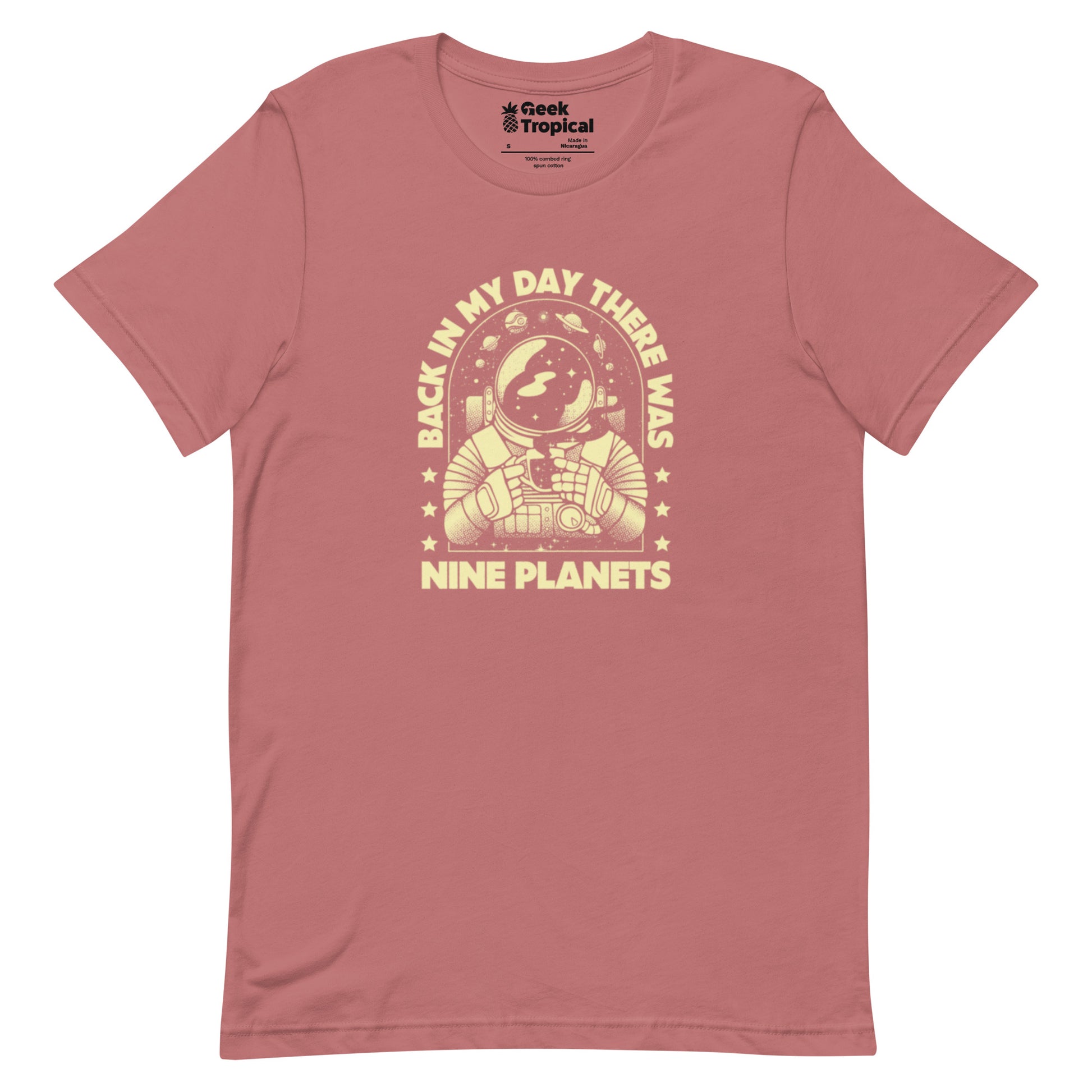 We Had Nine Planets T-Shirt Geek Nerd Design by Tobe Fonseca FLOW DESC WRITING Funny Prints